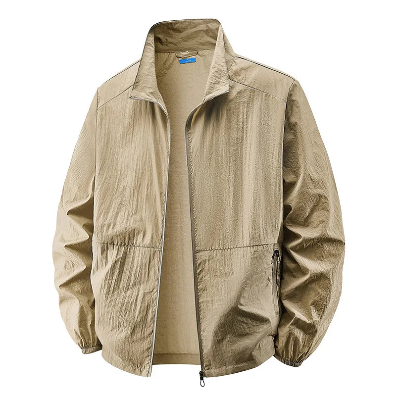 Men's Lightweight Jacket – Collared Casual Everyday Layer
