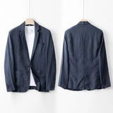 Men's Elegant Linen Two-Piece Set | Sophisticated Summer Style