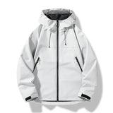 Men's Hooded Rain Jacket – Lightweight Water-Resistant