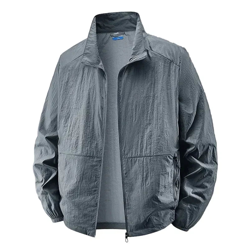 Men's Lightweight Jacket – Collared Casual Everyday Layer