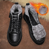 Men's Winter Boots - Fleece Lined Warm Boots for Cold Weather