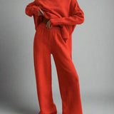 Soft Turtleneck & Wide-Leg Loungewear Set | Ultimate Comfort, Effortless Luxury