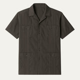 Cuban Collar Linen Shirt for Men | Lightweight, Vintage-Inspired Style