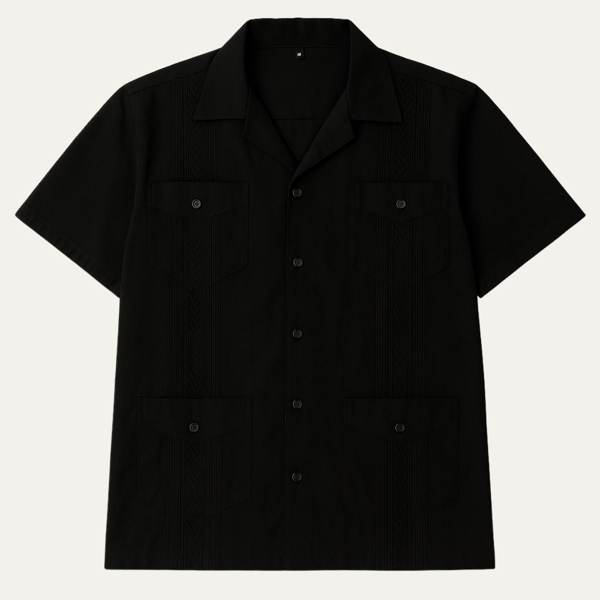 Cuban Collar Linen Shirt for Men | Lightweight, Vintage-Inspired Style