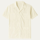 Cuban Collar Linen Shirt for Men | Lightweight, Vintage-Inspired Style