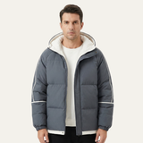 London Men's Waterproof Puffer Jacket | Luxury Winter Warmth & Urban Style