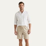 Men's Linen Drawstring Shorts | Comfortable Summer Style