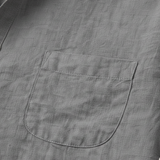 Men's Cotton Linen Henley Shirt | Breathable Casual Style
