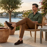 Men's Suede Penny Loafers | Classic Comfort & Timeless Style