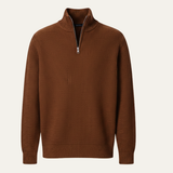 Men's Quarter Zip Sweater | Classic Comfort & Casual Style