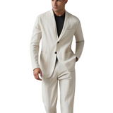 Men's Cardigan and Trousers Set – Matching 2 Piece Knitted Outfit