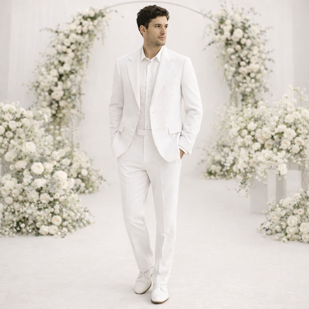 Men's Linen Suit Set | Elegant All-Season Comfort