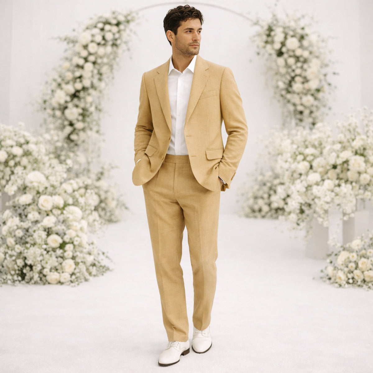 Men's Linen Suit Set | Elegant All-Season Comfort