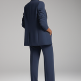 Women's Lapel Blazer Suit Set | Professional Tailored Two-Piece