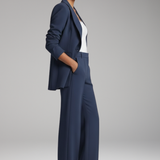Women's Lapel Blazer Suit Set | Professional Tailored Two-Piece