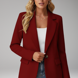 Women's Blazer | Professional Elegance, Single Button Style