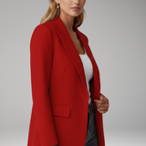 Women's Blazer | Professional Elegance, Single Button Style