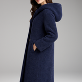 Long Hooded Coat | Structured Warmth with Everyday Function
