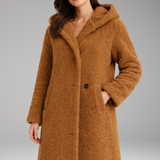 Long Hooded Coat | Structured Warmth with Everyday Function