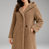 Long Hooded Coat | Structured Warmth with Everyday Function