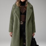 Long Open-Front Coat | Sophisticated Elegance with Modern Structure