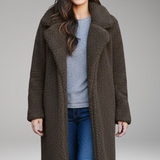 Long Open-Front Coat | Sophisticated Elegance with Modern Structure