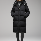 Long Quilted Hooded Jacket | Ultimate Winter Protection with Sophisticated Style