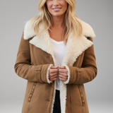 Women's High-Collar Zip Jacket | Structured Design with Everyday Versatility