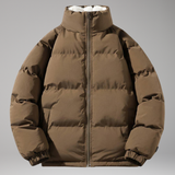 Women's Hooded Puffer Jacket | Fleece-Lined Warmth with Modern Style