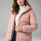 Hooded Stitched Jacket | Structured Comfort with Modern Detail