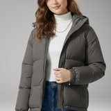 Hooded Stitched Jacket | Structured Comfort with Modern Detail