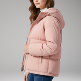 Hooded Stitched Jacket | Structured Comfort with Modern Detail