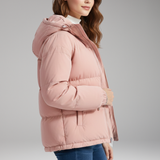 Hooded Stitched Jacket | Structured Comfort with Modern Detail
