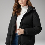 Hooded Stitched Jacket | Structured Comfort with Modern Detail