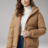 Hooded Stitched Jacket | Structured Comfort with Modern Detail