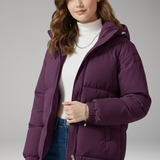 Hooded Stitched Jacket | Structured Comfort with Modern Detail