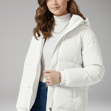 Hooded Stitched Jacket | Structured Comfort with Modern Detail