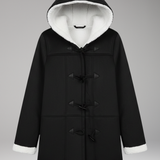 Women's Hooded Toggle Jacket | Cozy Structure with Classic Detail