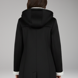 Women's Hooded Toggle Jacket | Cozy Structure with Classic Detail