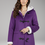 Women's Hooded Toggle Jacket | Cozy Structure with Classic Detail