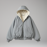 Women's Lined Hood Zip Jacket | Athletic-Inspired Style with Clean Structure