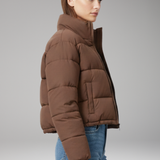 Cropped Quilted Puffer Jacket | Modern Proportions with Structured Warmth