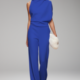 Sleeveless Wide-Leg Jumpsuit | Elegant One-Piece Silhouette