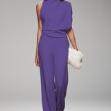 Sleeveless Wide-Leg Jumpsuit | Elegant One-Piece Silhouette