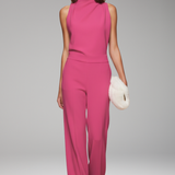 Sleeveless Wide-Leg Jumpsuit | Elegant One-Piece Silhouette