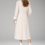 Women's Long Notched Collar Coat | Sophisticated Minimalism with Timeless Structure