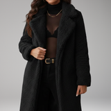 Long Textured Lapel Jacket | Effortless Structure with Modern Edge
