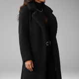 Long Textured Lapel Jacket | Effortless Structure with Modern Edge