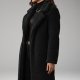 Long Textured Lapel Jacket | Effortless Structure with Modern Edge