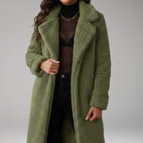 Long Textured Lapel Jacket | Effortless Structure with Modern Edge